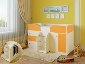 Детский комплекс Малыш-4 дуб молочный + оранж (Ярофф)